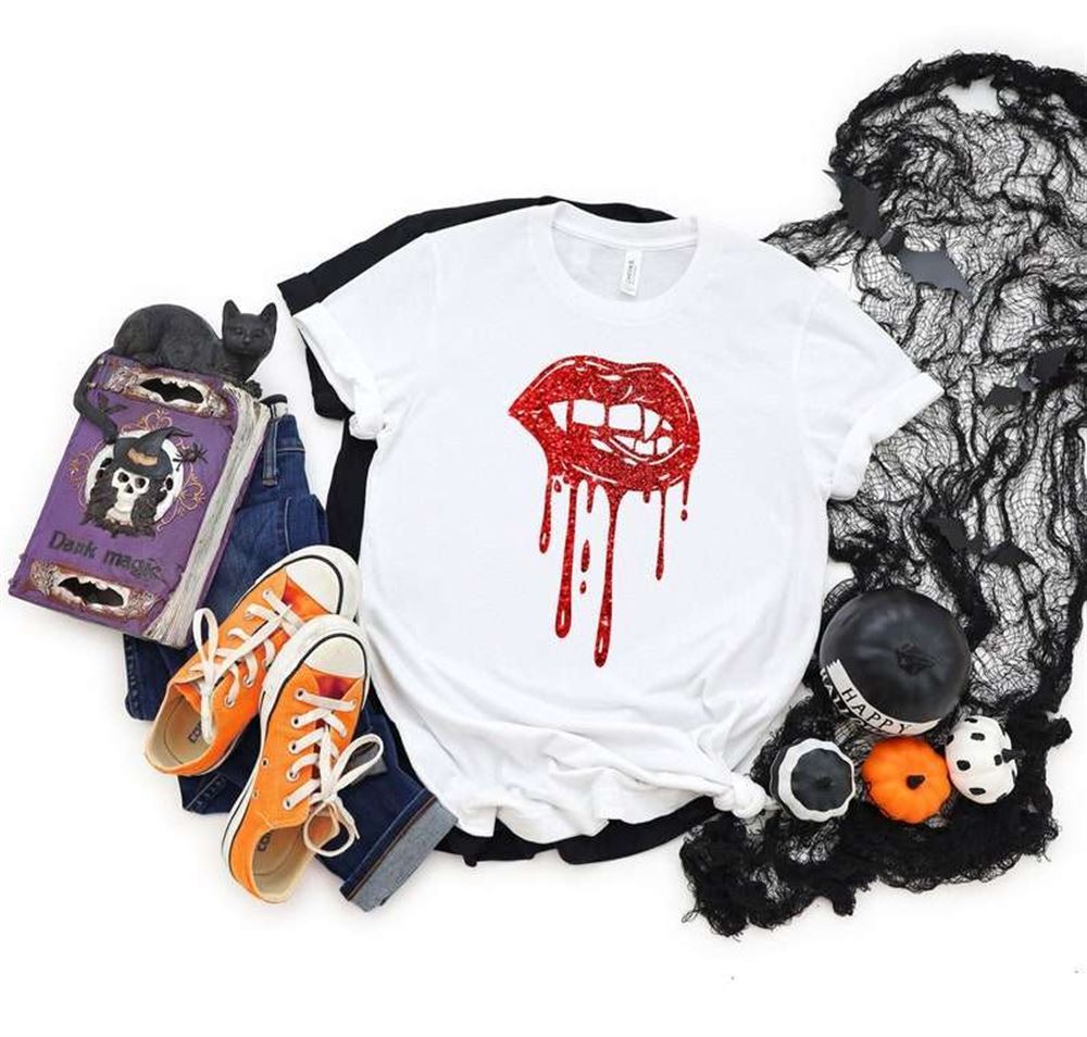 Vampire Lips Halloween Party T-shirt