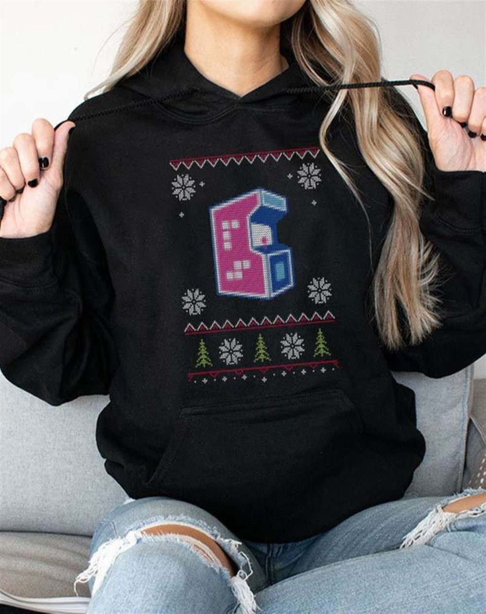 Vintage Arcade Gamer Ugly Sweater Christmas Shirt