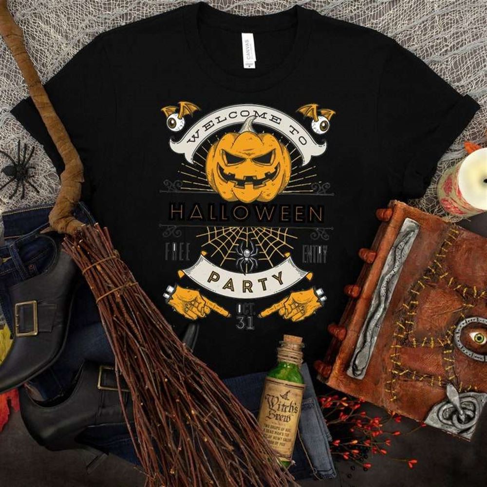 Welcome To Halloween Party T-shirt