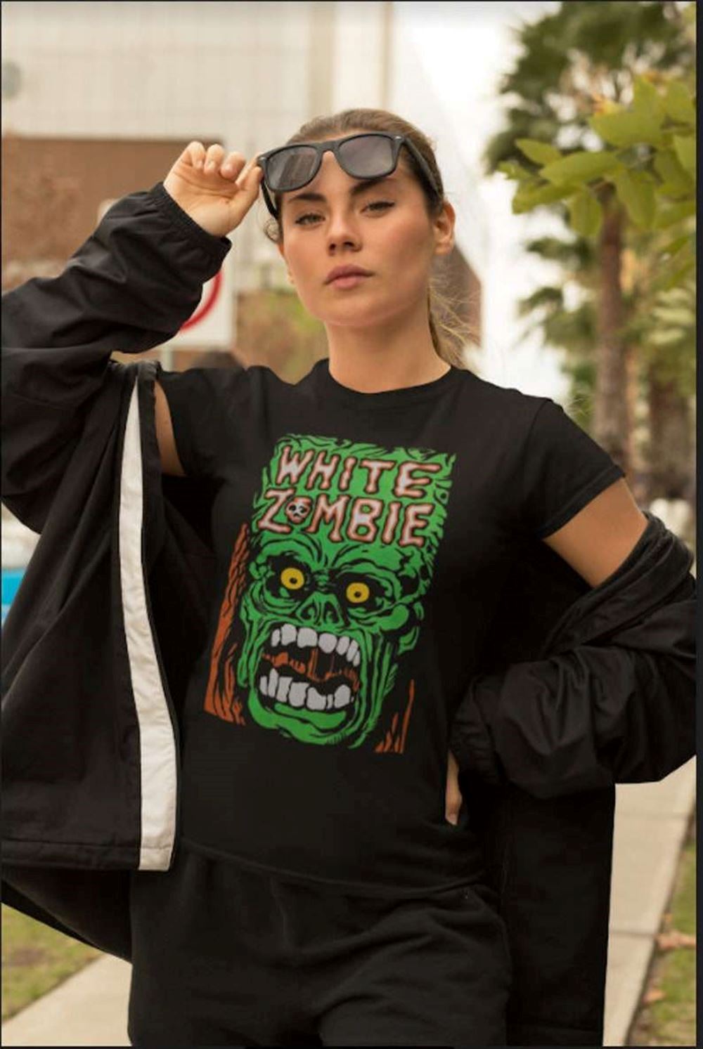 White Zombie Monster Yell Unisex T Shirt