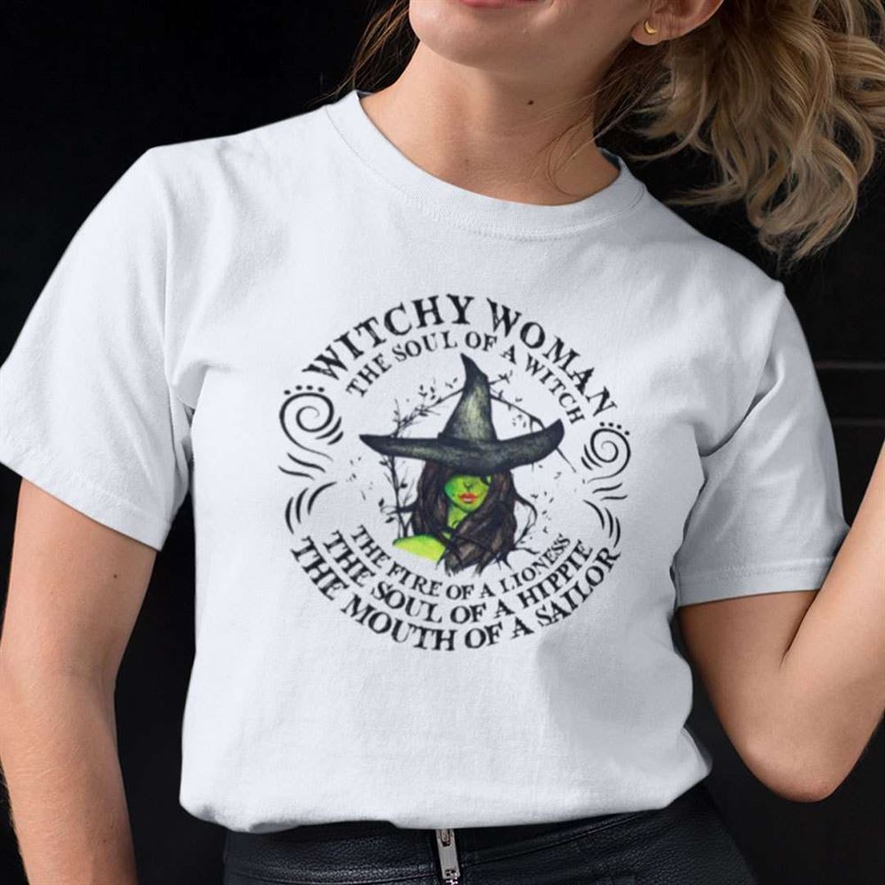 Witchy Woman The Soul Of A Witch Halloween Unisex Shirt