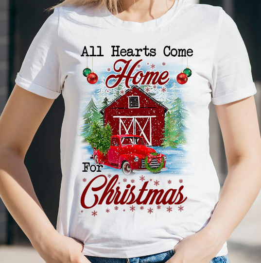 Xmas Rdt Red Truck Christmas Light Classic T Shirt