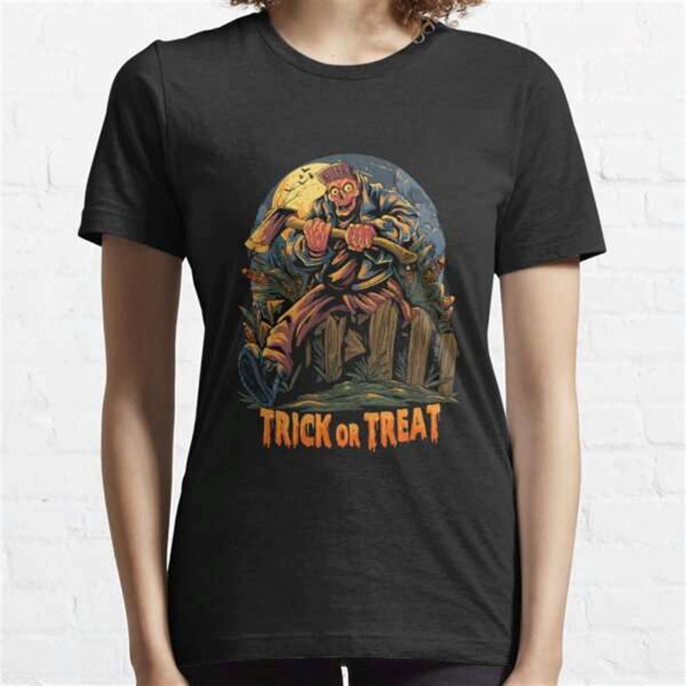 Zombies Carrying Axes Trick Or Treat Halloween Costume T-shirt