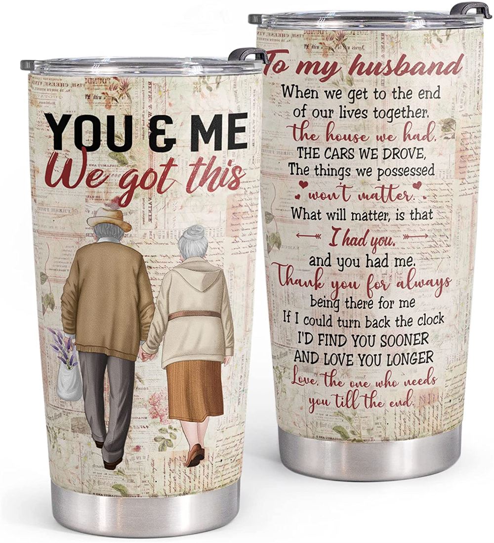 20 Oz Tumbler Tumbler For Men - Insulated Stainless Steel Tumbler 20oz For Husband - Birthday Gift F