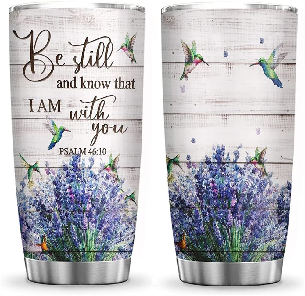 20oz Hummingbird God With You Hummingbird Lovers Hummingbird Inspiration Tumbler Cup With Lid Double