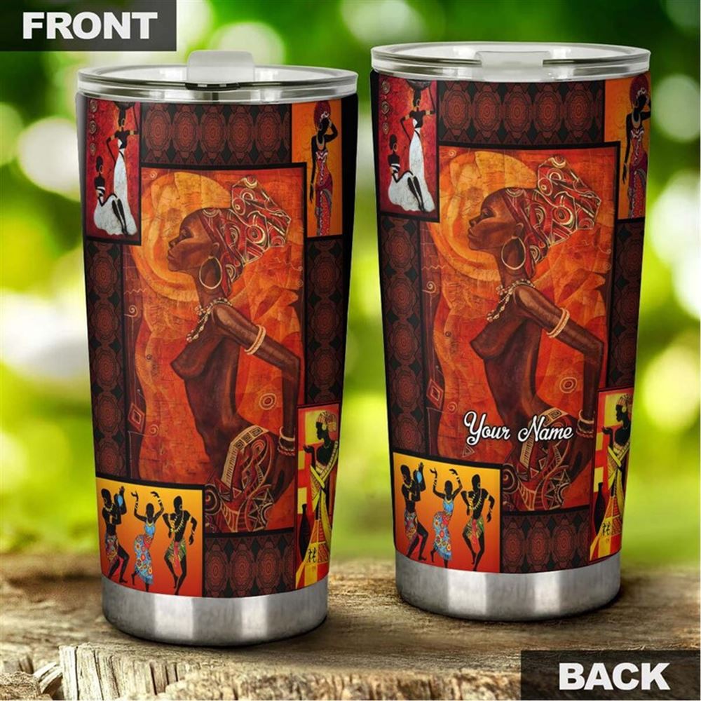African Women Dancing Personalized Tumbler-african Tumbler -birthday Gift Christmas Gift For African