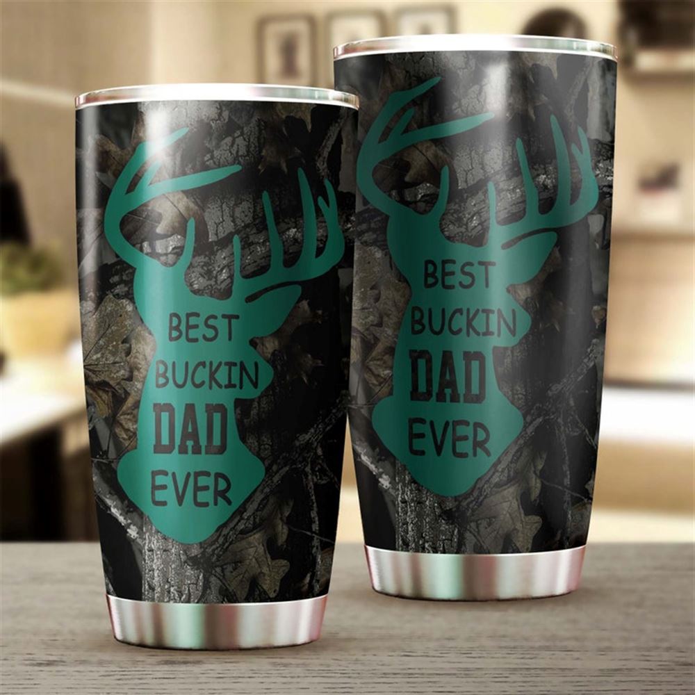 Best Bucking Dad Ever Tumbler-birthday Gift Christmas Gift Fathers Day Gift For Dad From Son From D