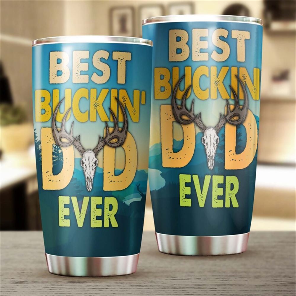 Best Dad Ever Deer Tumbler-birthday Christmas Gift Fathers Day Gift For Father For Son