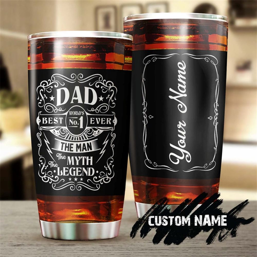 Dad The Man The Myth The Legend Personalized Tumbler-birthday Christmas Gift Fathers Day Gift For F