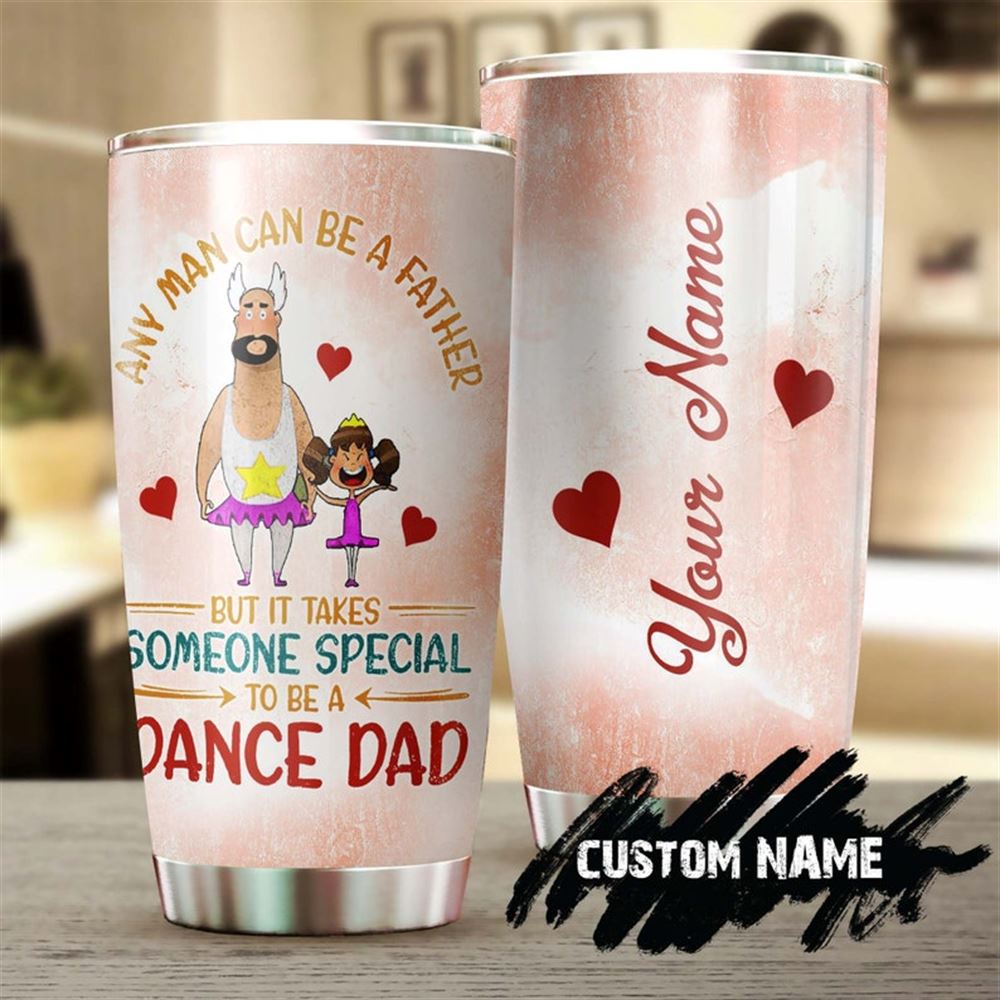 Daddy And Daughter Dance Partners Personalized Tumbler-birthday Gift Christmas Gift Fathers Day Gif